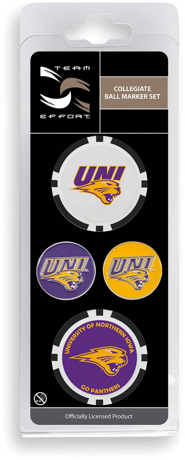 Team Effort Northern Iowa Panthers Ball Marker Set