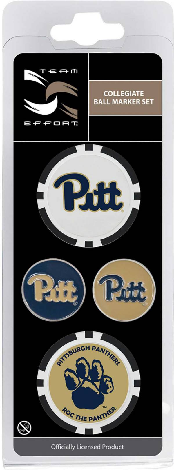 Team Effort Pitt Panthers Ball Marker Set