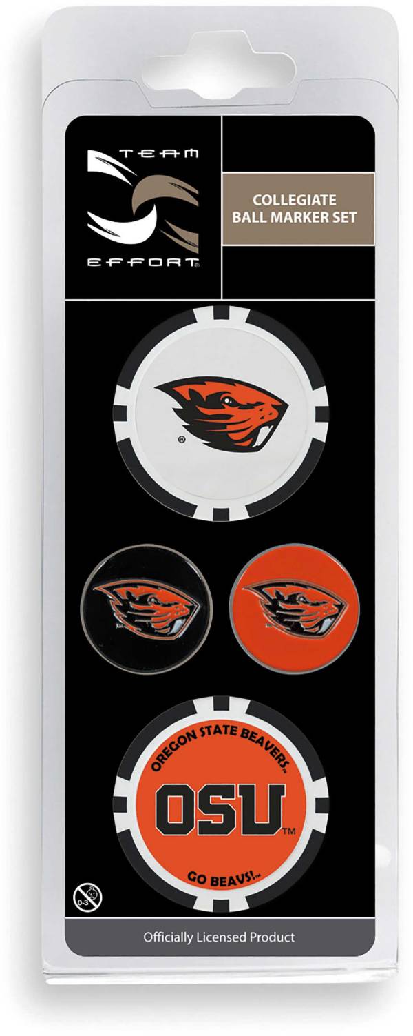 Team Effort Oregon State Beavers Ball Marker Set