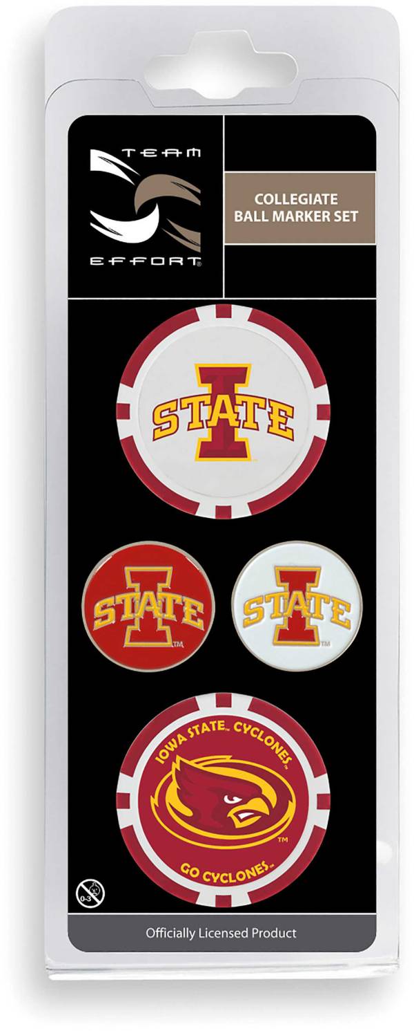 Team Effort Iowa State Cyclones Ball Marker Set