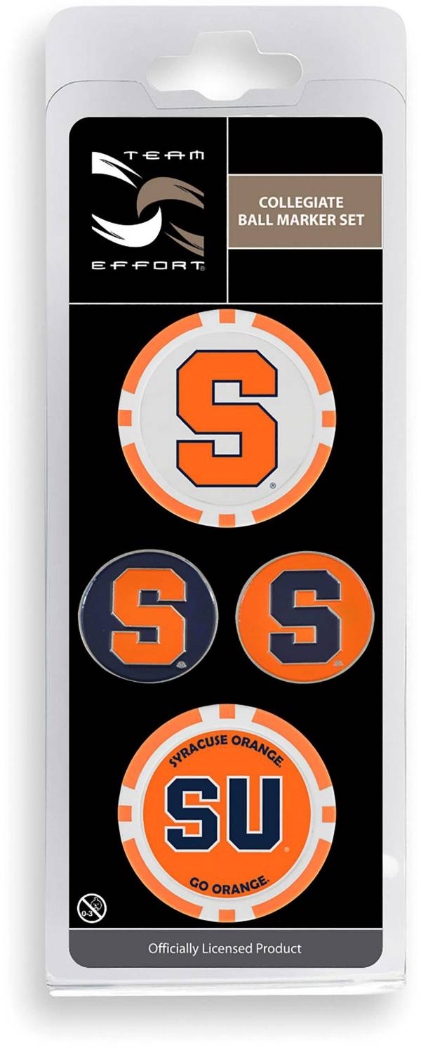 Team Effort Syracuse Orange Ball Marker Set