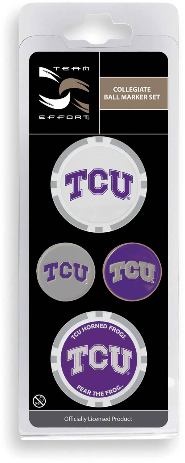 Team Effort TCU Horned Frogs Ball Marker Set