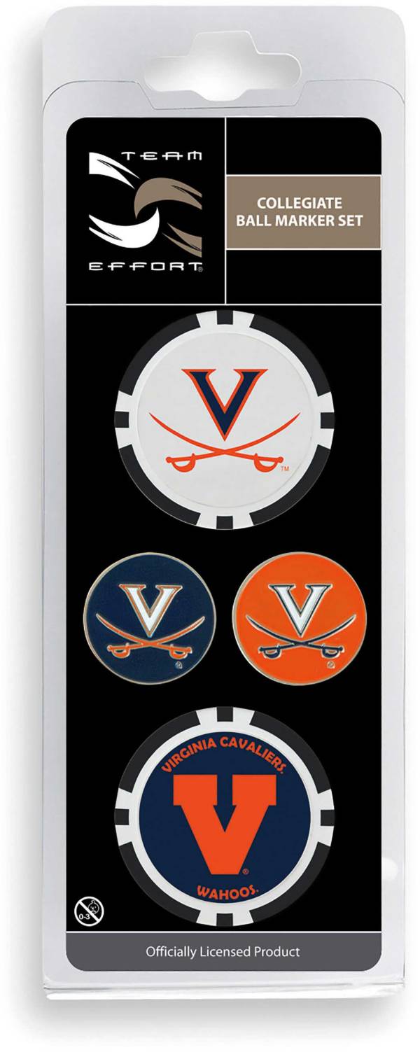 Team Effort Virginia Cavaliers Ball Marker Set