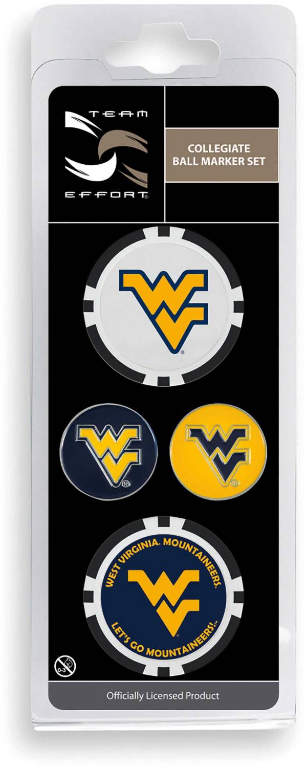 Team Effort West Virginia Mountaineers Ball Marker Set