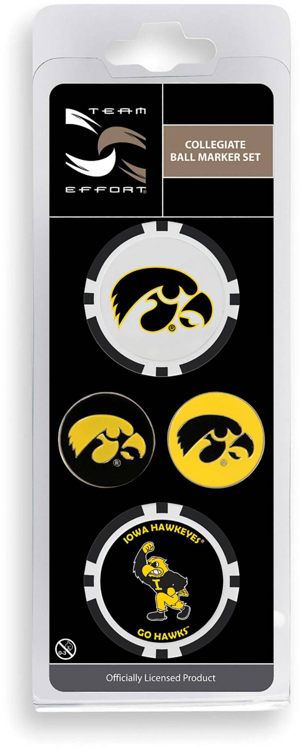 Team Effort Iowa Hawkeyes Ball Marker Set