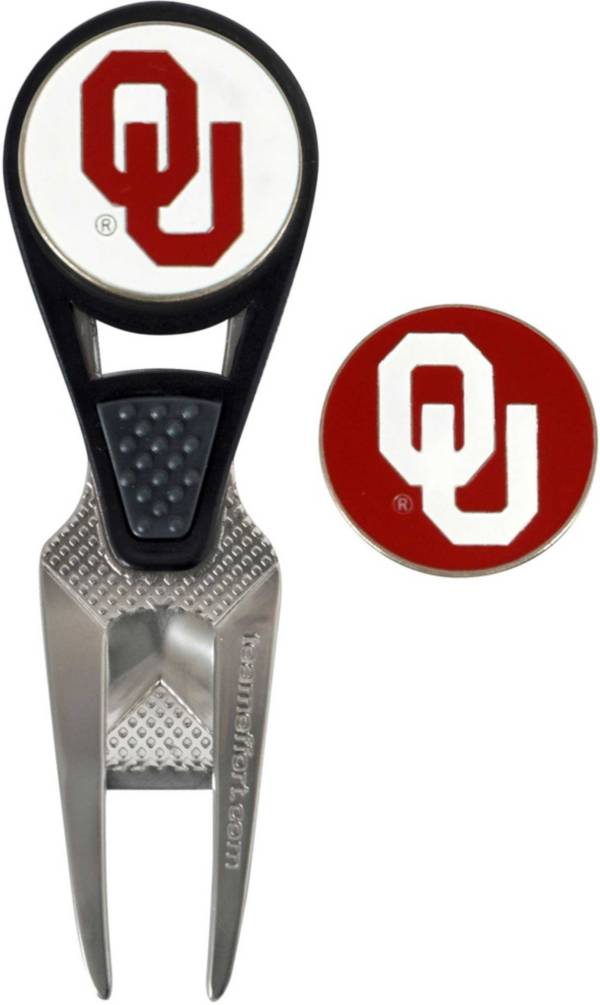 Team Effort Oklahoma Sooners CVX Divot Tool and Ball Marker Set