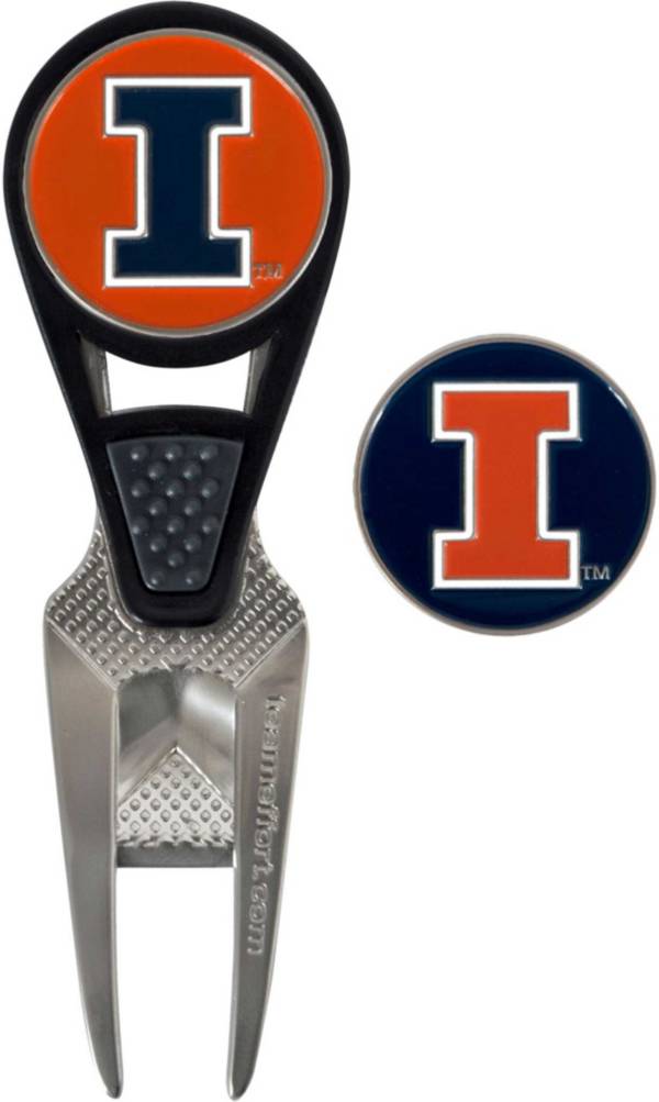 Team Effort Illinois Fighting Illini CVX Divot Tool and Ball Marker Set