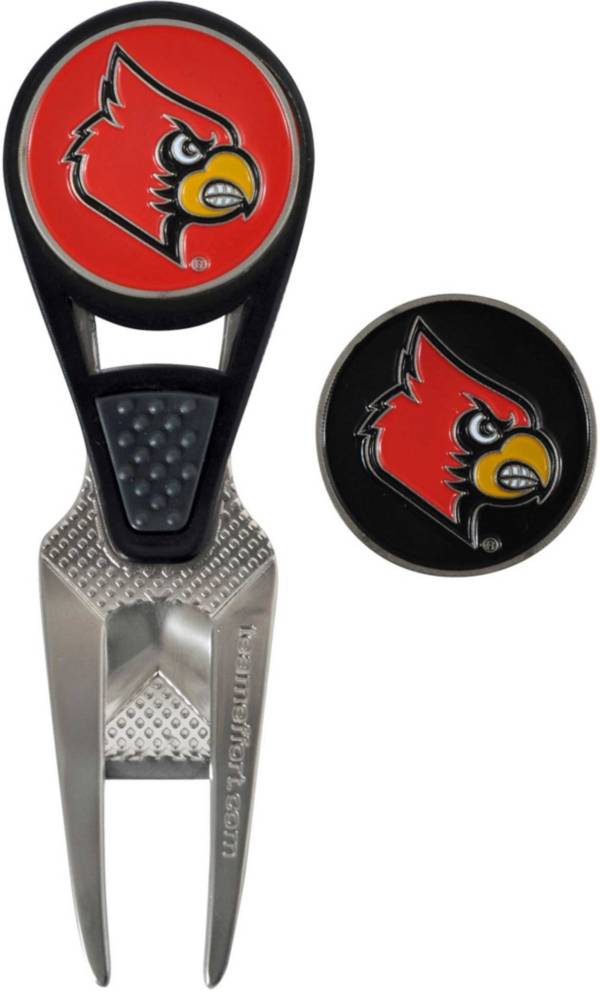 Team Effort Louisville Cardinals CVX Divot Tool and Ball Marker Set