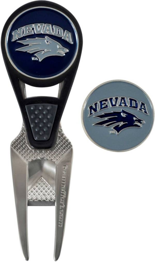 Team Effort Nevada Wolf Pack CVX Divot Tool and Ball Marker Set