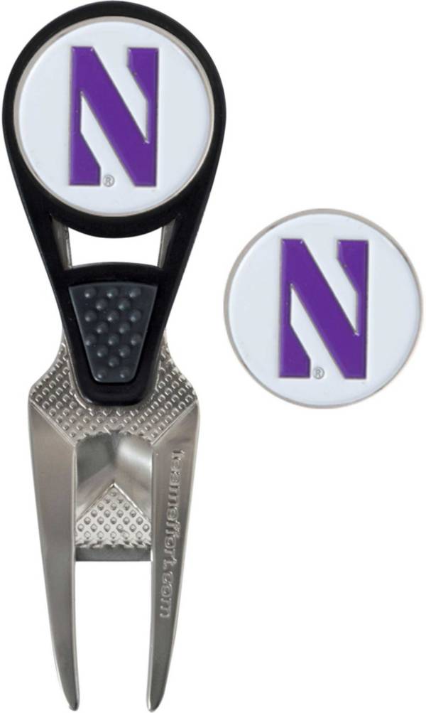 Team Effort Northwestern Wildcats CVX Divot Tool and Ball Marker Set