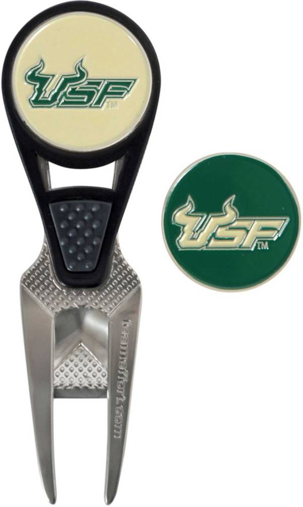 Team Effort South Florida Bulls CVX Divot Tool and Ball Marker Set