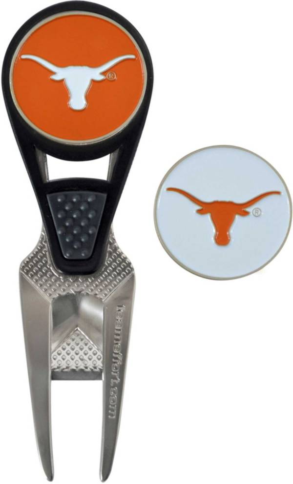 Team Effort Texas Longhorns CVX Divot Tool and Ball Marker Set