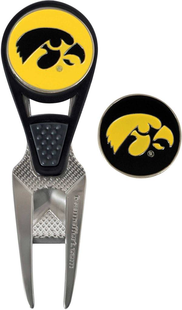 Team Effort Iowa Hawkeyes CVX Divot Tool and Ball Marker Set