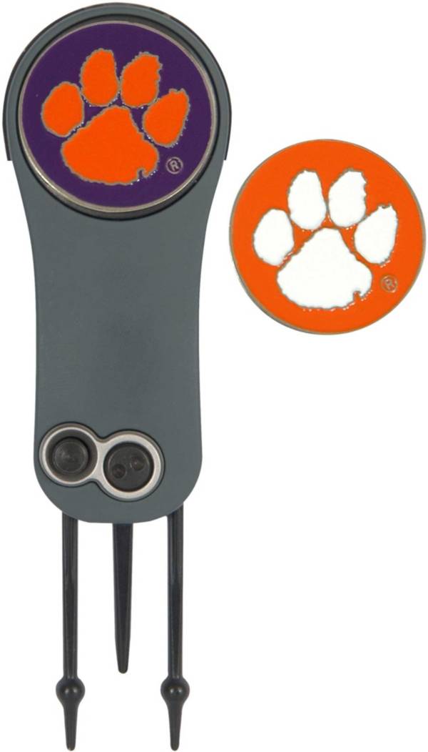 Team Effort Clemson Tigers Switchblade Divot Tool and Ball Marker Set product image