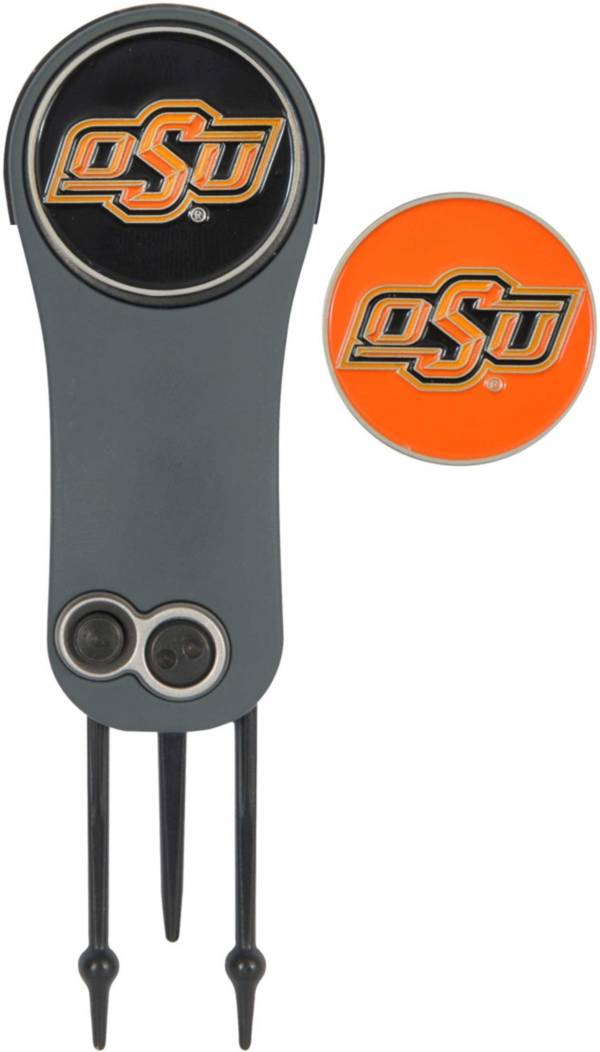 Team Effort Oklahoma State Cowboys Switchblade Divot Tool and Ball Marker Set
