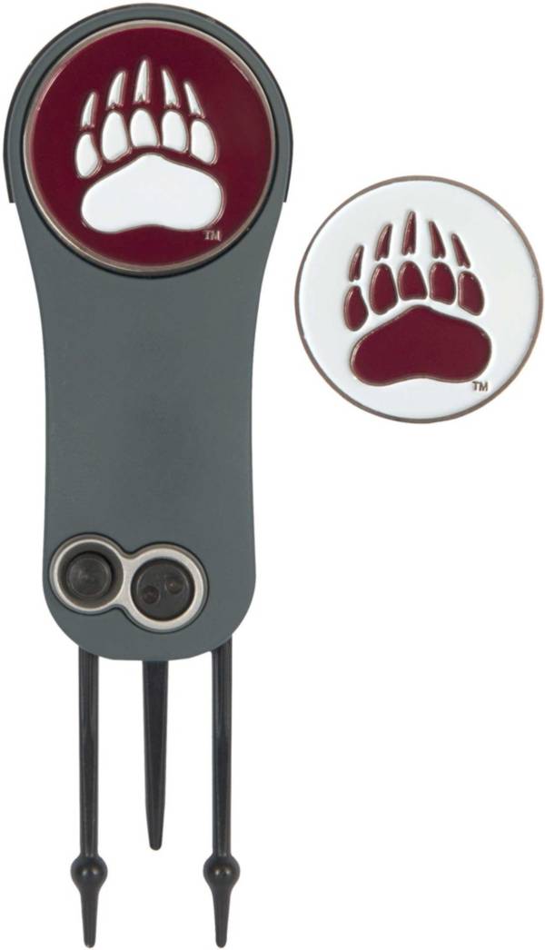 Team Effort Montana Grizzlies Switchblade Divot Tool and Ball Marker Set