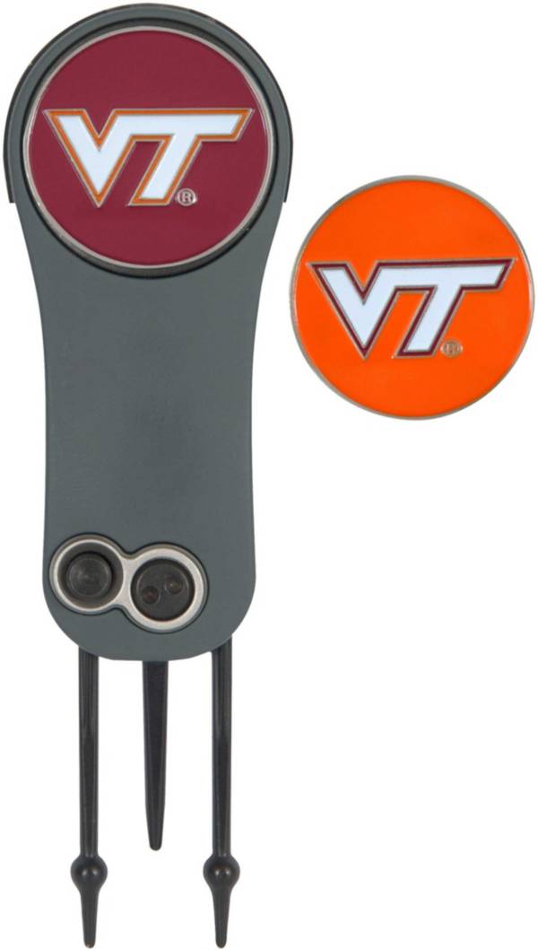 Team Effort Virginia Tech Hokies Switchblade Divot Tool and Ball Marker Set