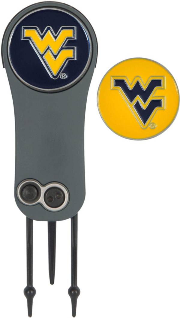 Team Effort West Virginia Mountaineers Switchblade Divot Tool and Ball Marker Set