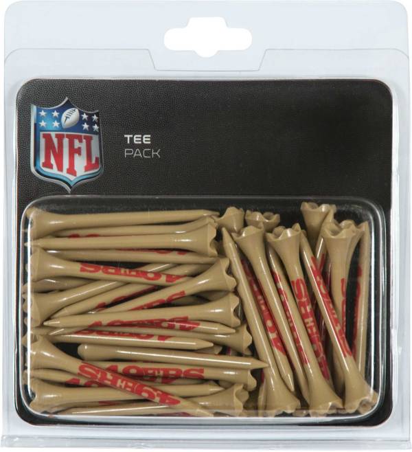 Team Effort San Francisco 49ers 2.75" Golf Tees - 40 Pack