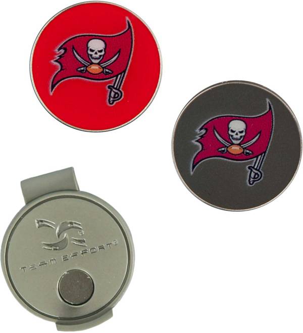 Team Effort Tampa Bay Buccaneers Hat Clip and Ball Markers Set