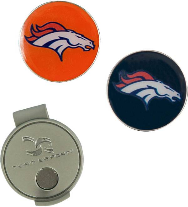 Team Effort Denver Broncos Hat Clip and Ball Markers Set