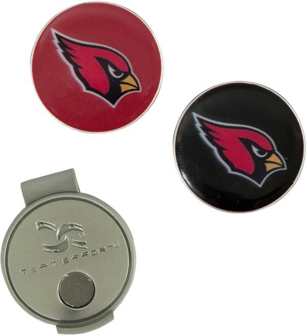 Team Effort Arizona Cardinals Hat Clip and Ball Markers Set