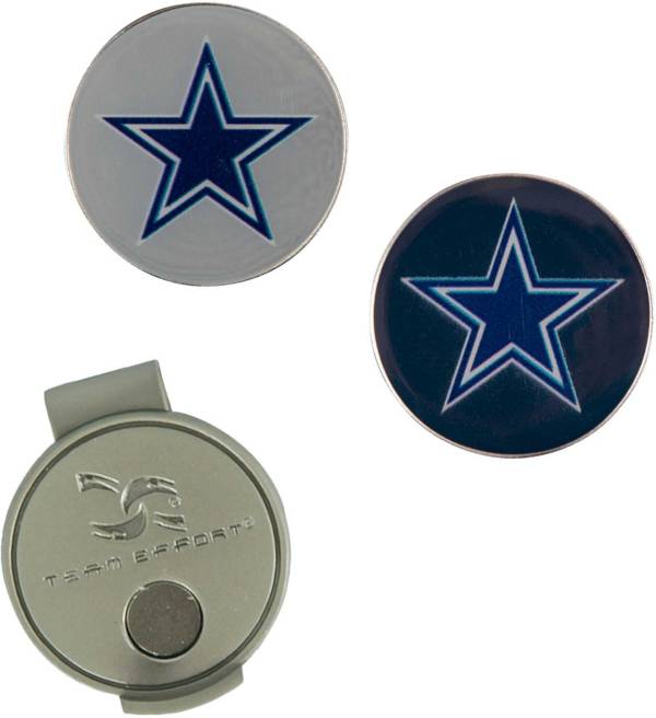 Team Effort Dallas Cowboys Hat Clip and Ball Markers Set