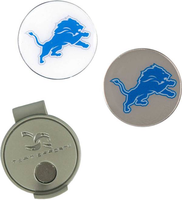 Team Effort Detroit Lions Hat Clip and Ball Markers Set