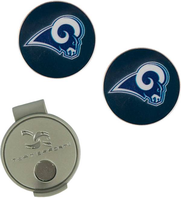 Team Effort Los Angeles Rams Hat Clip and Ball Markers Set