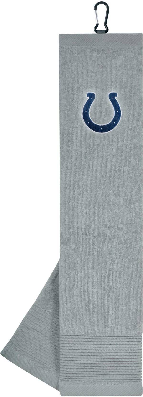 Team Effort Indianapolis Colts Embroidered Face/Club Tri-Fold Towel