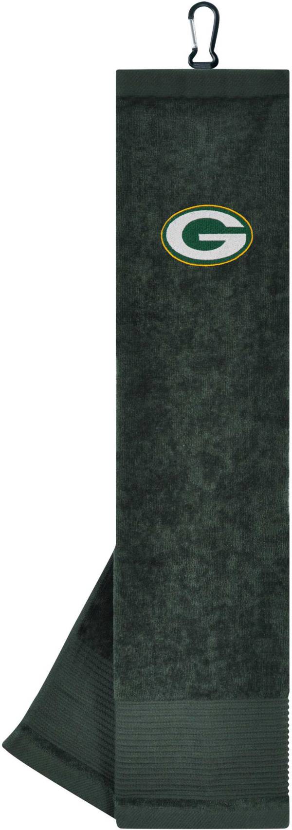 Team Effort Green Bay Packers Embroidered Face/Club Tri-Fold Towel