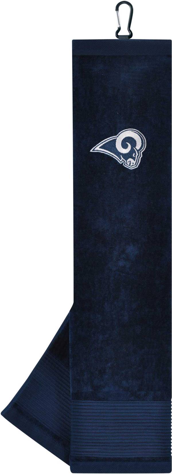 Team Effort Los Angeles Rams Embroidered Face/Club Tri-Fold Towel
