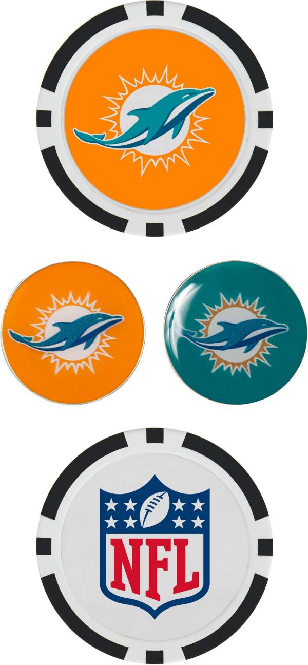 Team Effort Miami Dolphins Ball Marker Set