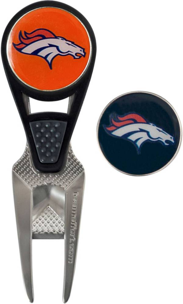 Team Effort Denver Broncos CVX Divot Tool and Ball Marker Set