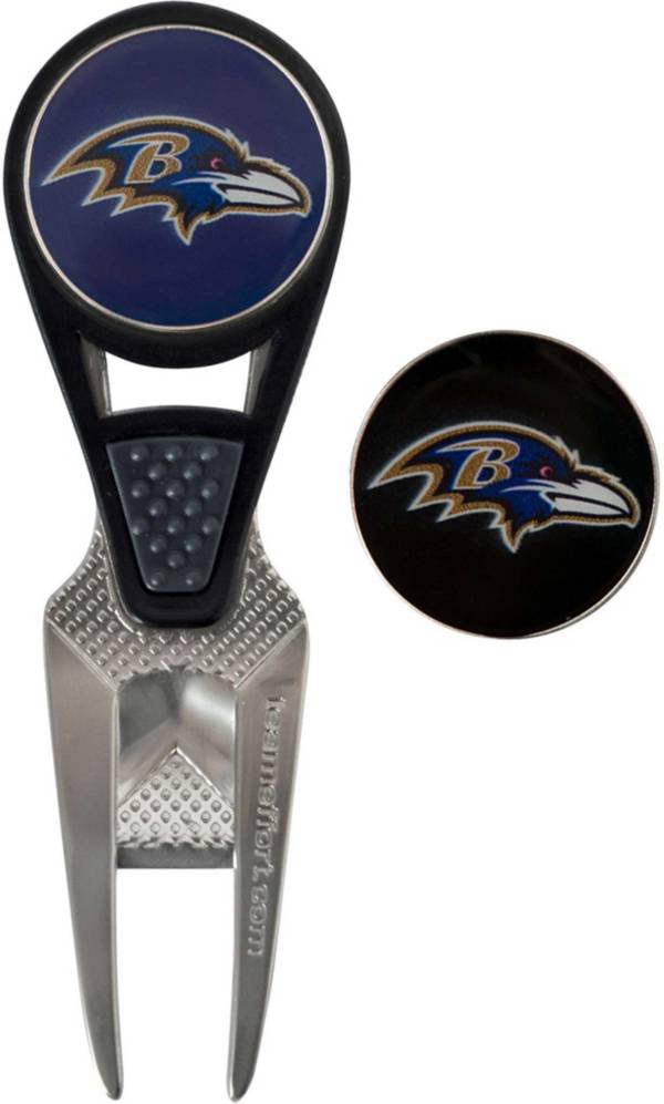 Team Effort Baltimore Ravens CVX Divot Tool and Ball Marker Set