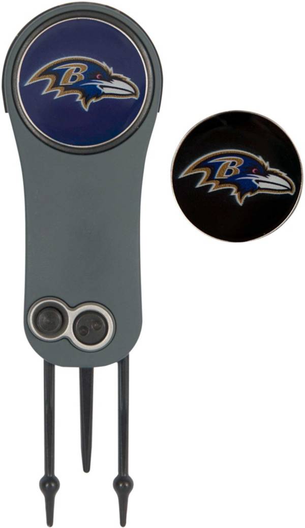 Team Effort Baltimore Ravens Switchblade Divot Tool and Ball Marker Set product image
