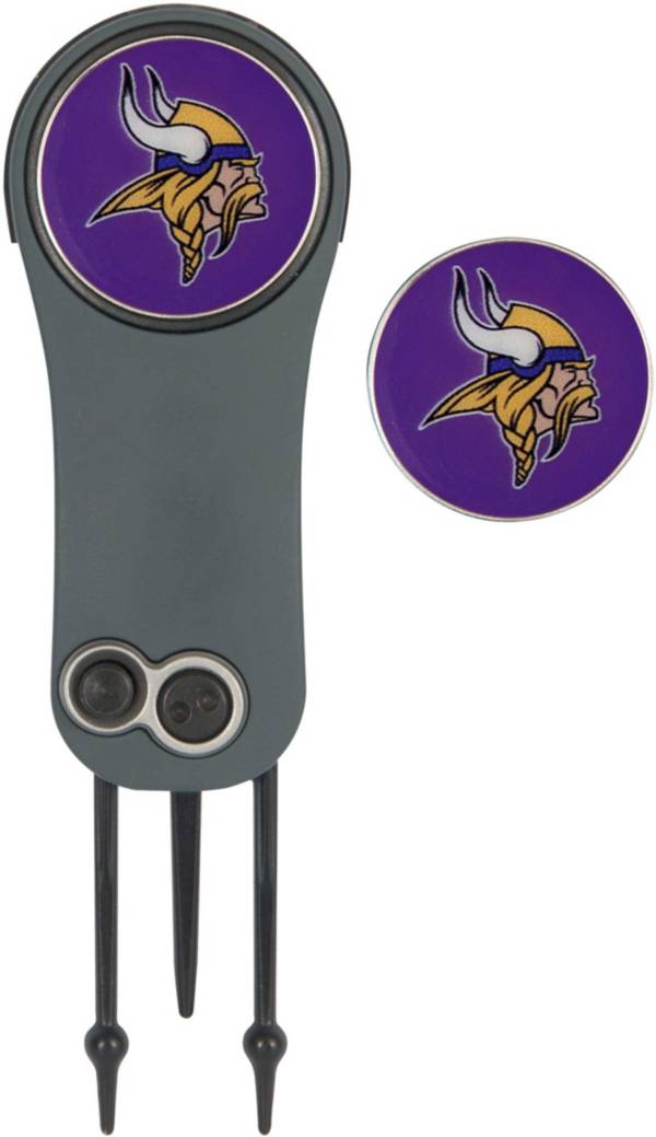 Team Effort Minnesota Vikings Switchblade Divot Tool and Ball Marker Set