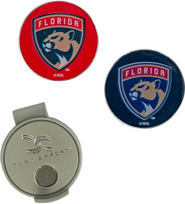 Team Effort Florida Panthers Hat Clip and Ball Markers Set