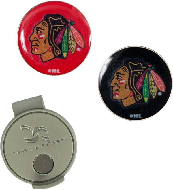 Team Effort Chicago Blackhawks Hat Clip and Ball Markers Set