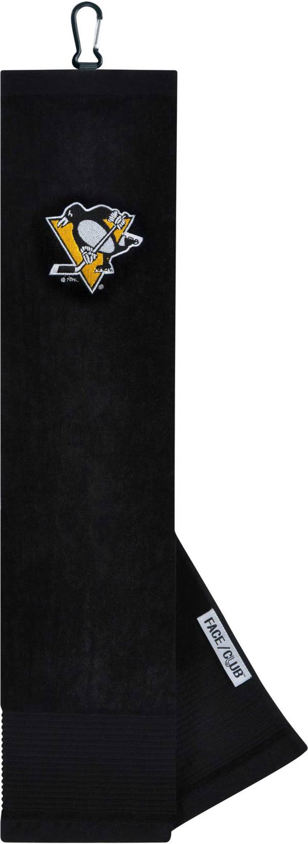 Team Effort Pittsburgh Penguins Embroidered Face/Club Tri-Fold Towel