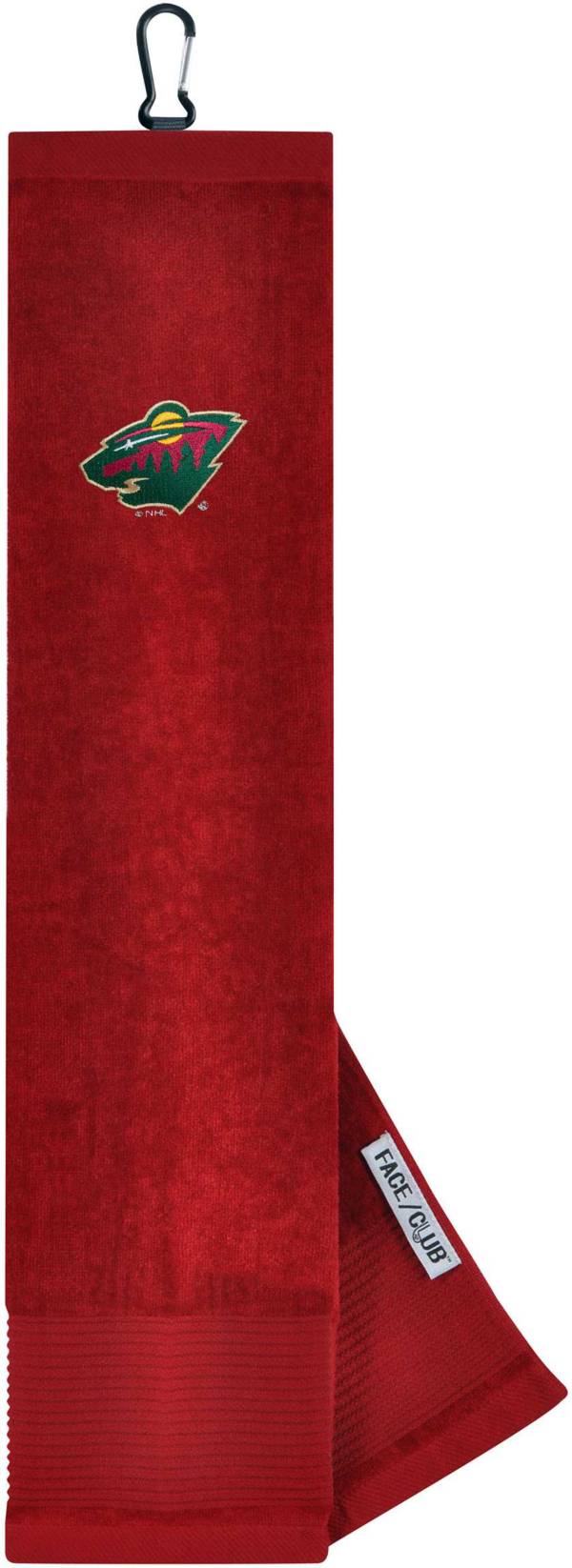 Team Effort Minnesota Wild Embroidered Face/Club Tri-Fold Towel