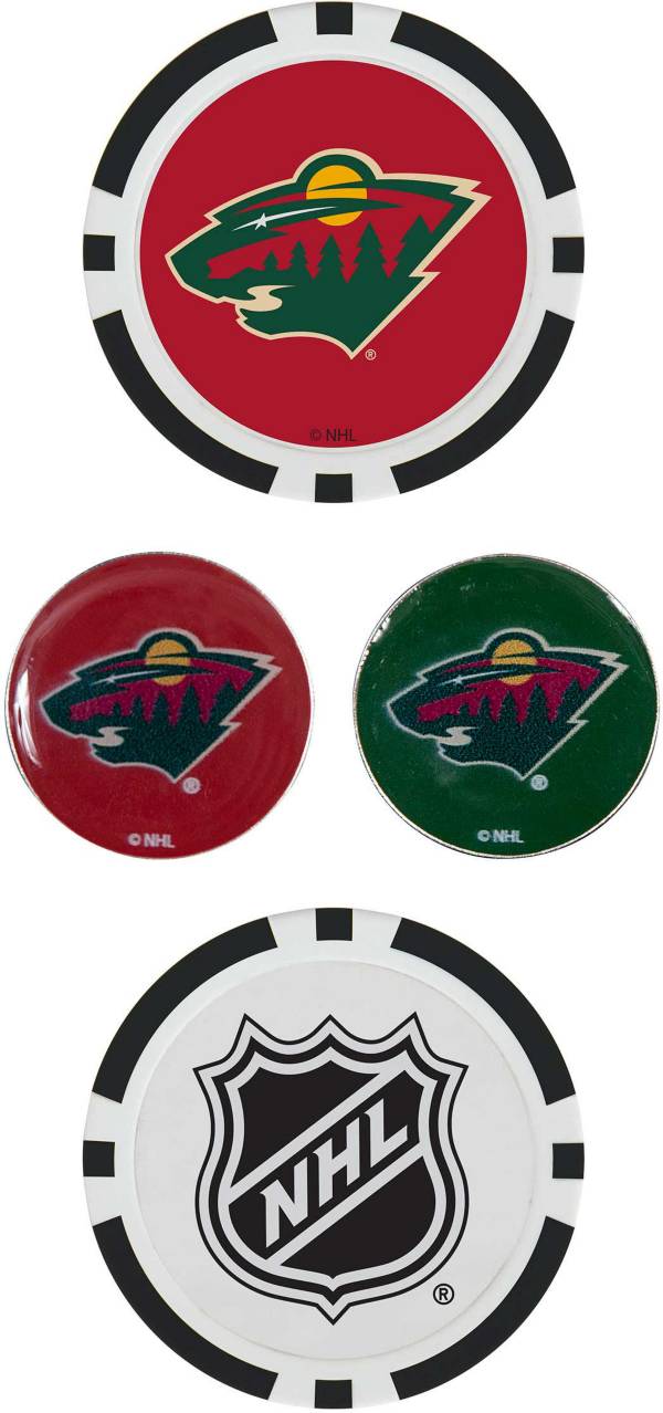 Team Effort Minnesota Wild Ball Marker Set