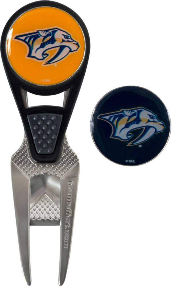 Team Effort Nashville Predators CVX Divot Tool and Ball Marker Set