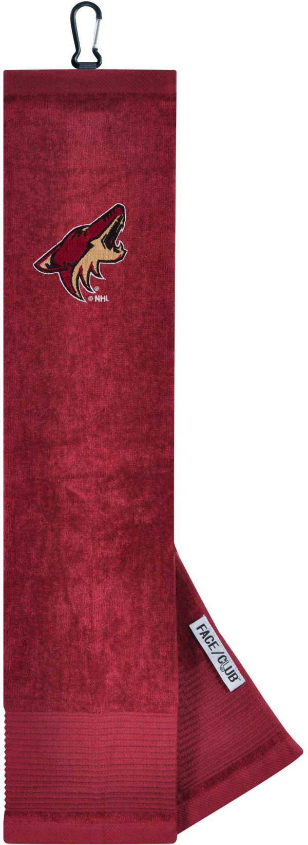 Team Effort Arizona Coyotes Embroidered Face/Club Tri-Fold Towel