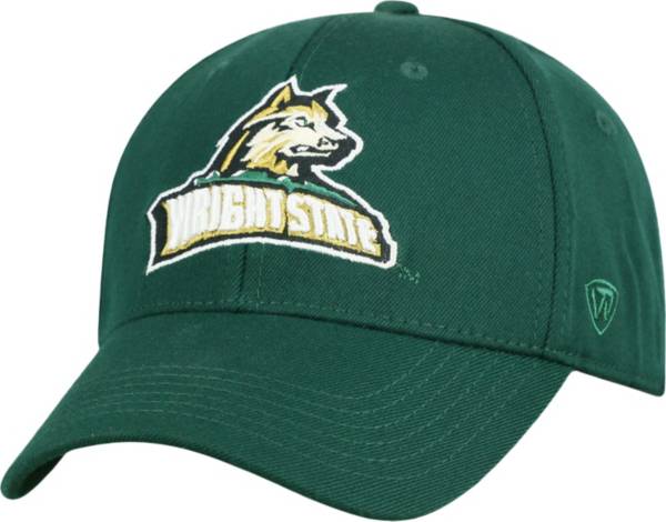 Top of the World Men's Wright State Raiders Green Premium Collection M-Fit Hat