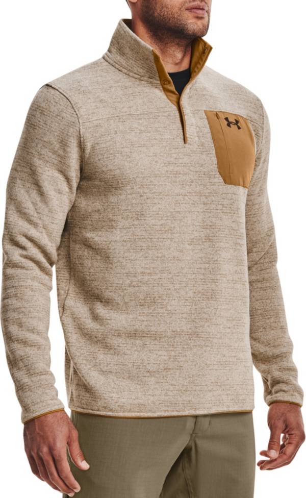 Under Armour Men's Sweaterfleece Henley Long Sleeve Shirt