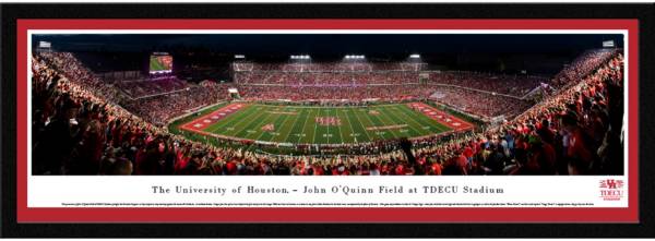 Blakeway Panoramas Houston Cougars Framed Panorama Poster