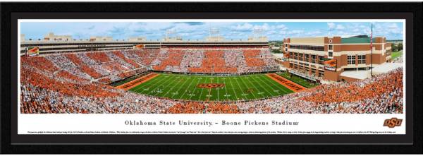 Blakeway Panoramas Oklahoma State Cowboys Framed Panorama Poster