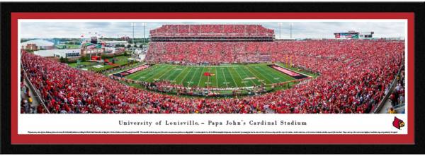 Blakeway Panoramas Louisville Cardinals Framed Panorama Poster