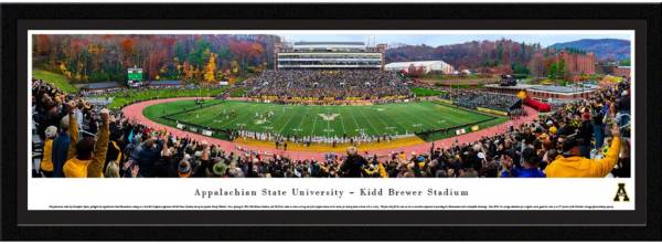Blakeway Panoramas Appalachian State Mountaineers Framed Panorama Poster